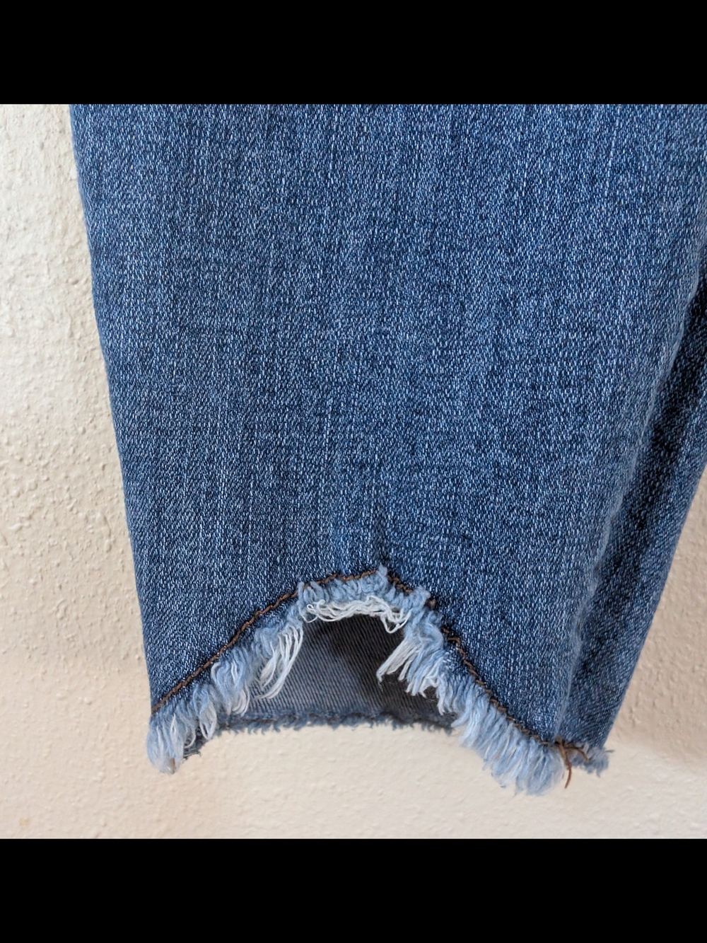 Kut from the Kloth Carlo Fray Hem Ankle Skinny Jeans 14